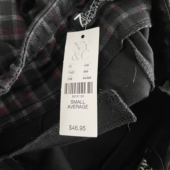 7th Avenue Design Studio Dress Pants Plaid Ponte - Picture 5 of 7